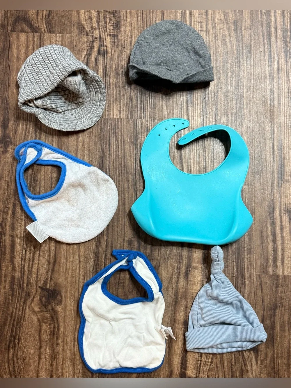 Bib Hat Beanie Bundle Baby Boys Infants Sizes Range 0-9 months